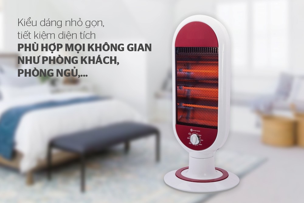 Máy Sưởi Đèn Sưởi Điện Hồng Ngoại NV01 - Hàng Chính Hãng