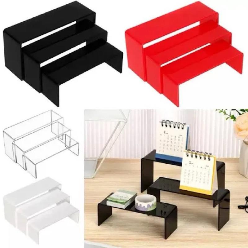 Kệ mica chữ U, dày 3mm, nhiều kích thước, thiết kế theo yêu cầu - 20x10x10.5cm (DxRxC)