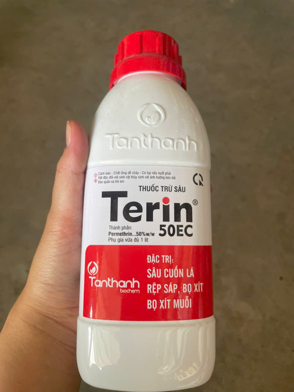 Terin 50ec - Thuốc đặc trị sâu cuốn lá, bọ xít, bọ xít muỗi, rệp sáp, sâu đục bẹ, muỗi hành