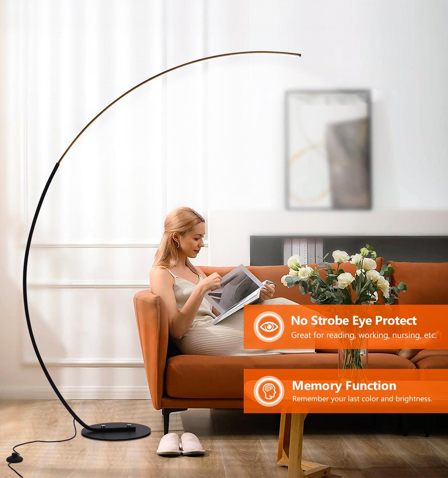 Đèn Sàn Chữ C Phòng Khách 3 Tông Màu C-Floor Lamp Italy Design - Skylife