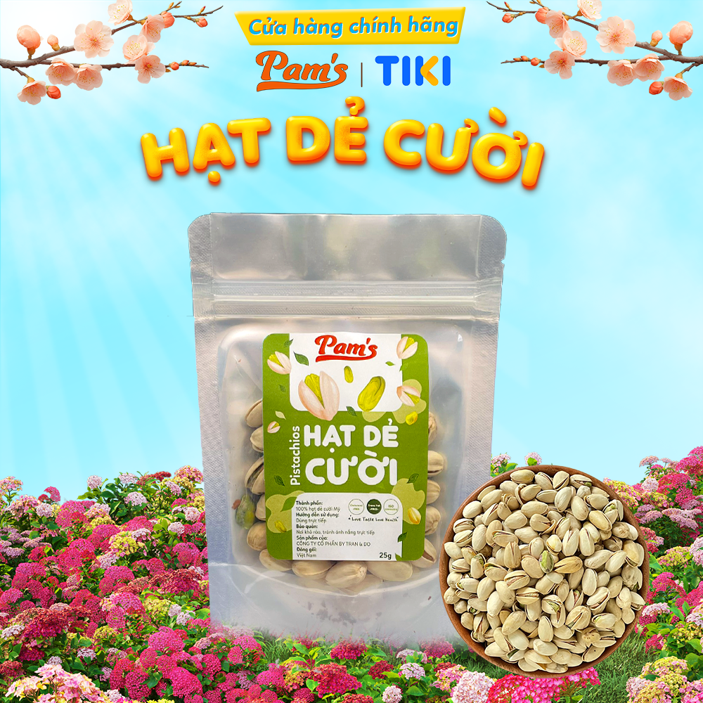 Hạt Dẻ Cười Nhập Khẩu Mỹ Pams Hạt Dẻ Cao Cấp Không Tẩy Trắng, Béo Bùi, Không Mềm Yểu Hạt