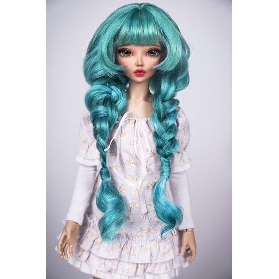 Tóc giả CHO BÚP BÊ 60cm- bó 100gr dài tự nhiên thời trang cho búp bê- handmade Doll hair- bách hóa na na