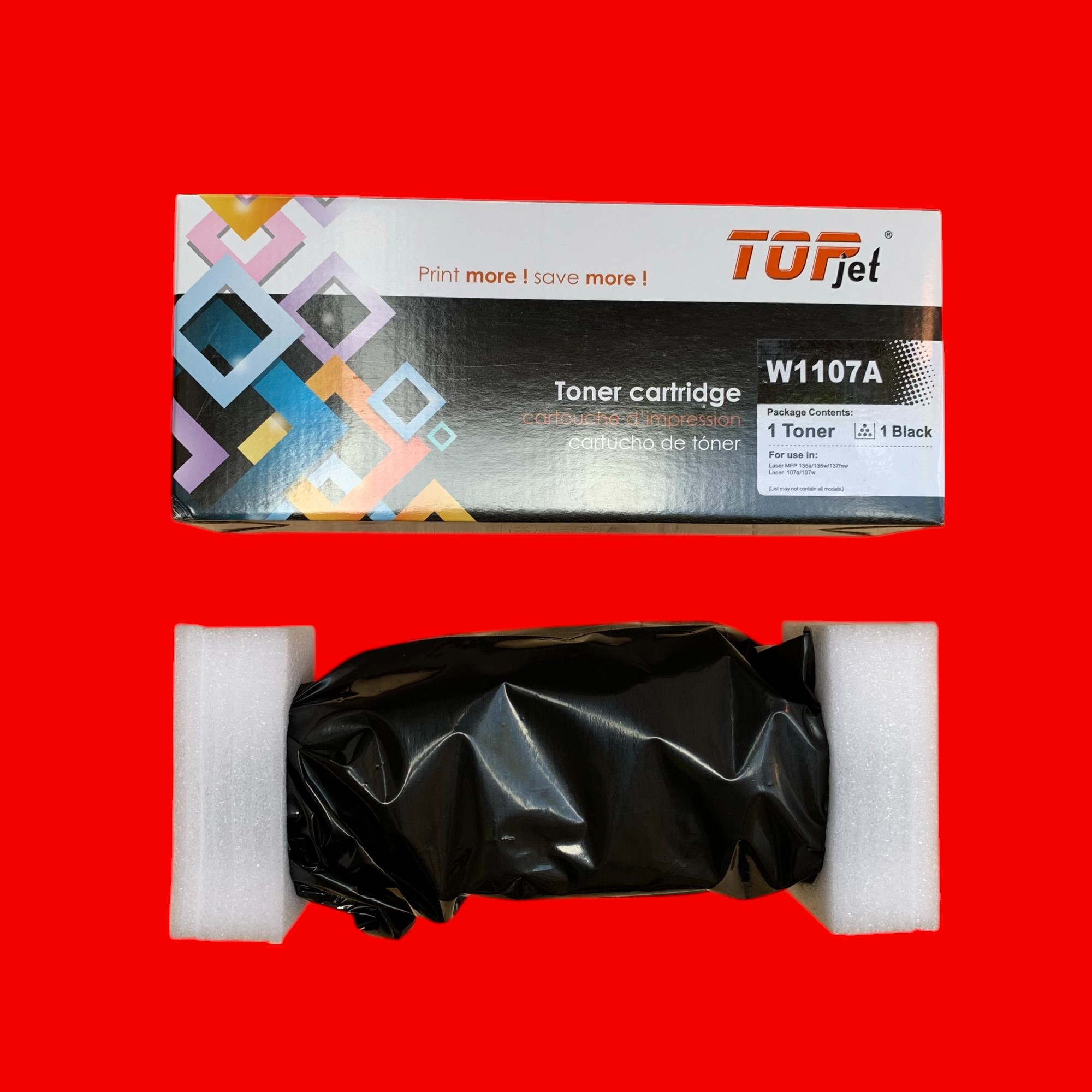 Hộp mực 1107A/ W1107A: Cho máy in HP LaserJet HP 107a/ 107w/ 135a/ 135w / 137a / 137w ( Hàng nhập khẩu )
