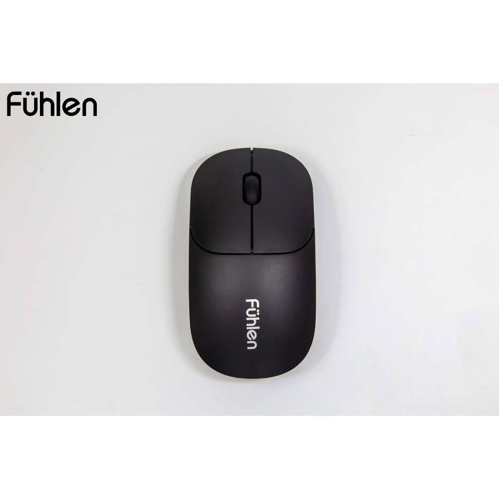 Chuột Không Dây Fuhlen M07s (Ergonomic, DPI 1200, Black/White) - Hàng Chính Hãng