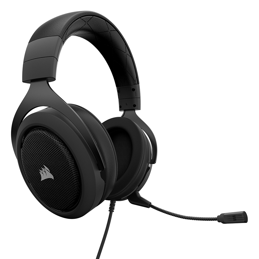 Tai Nghe Corsair HS50 Stereo Carbon CA-9011170-AP - Hàng Chính Hãng