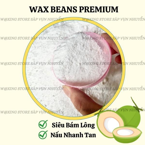 100G Sáp wax lông nóng dạng vụn siêu bám lông ,mau tan tặng kèm que gỗ