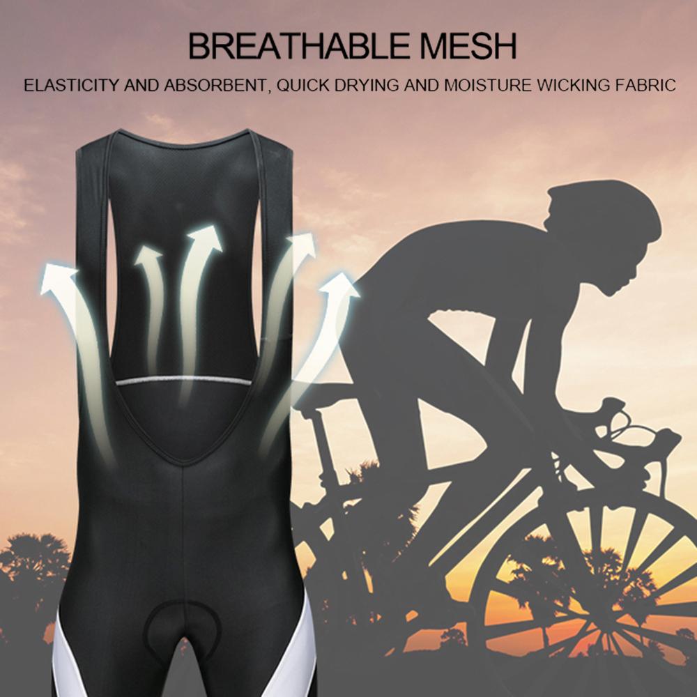 Bộ quần áo đi xe đạp Quần áo dài tay áo nhiệt lông cừu Áo khoác xe đạp mùa đông và quần yếm 3D có đệm