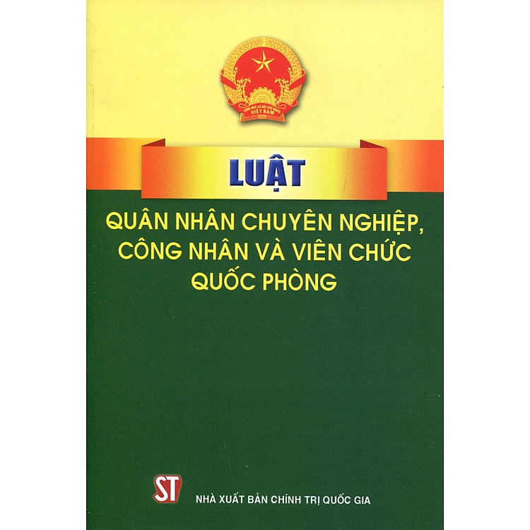 Sách Luật quân nhân chuyên nghiệp và công nhân, viên chức quốc phòng