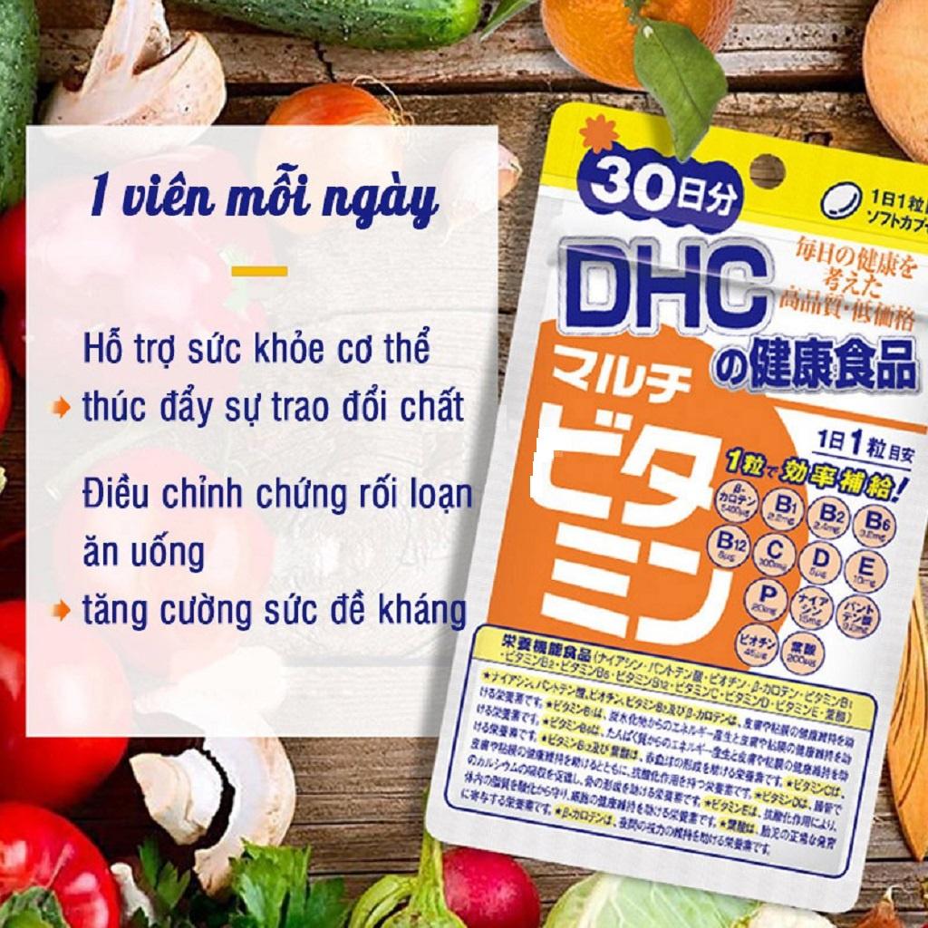 Viên uống DHC Nhật Bản Multi Vitamin Tổng Hợp 90 viên 90 Ngày 30 Ngày - Bổ Sung Vitamin Tổng Hợp