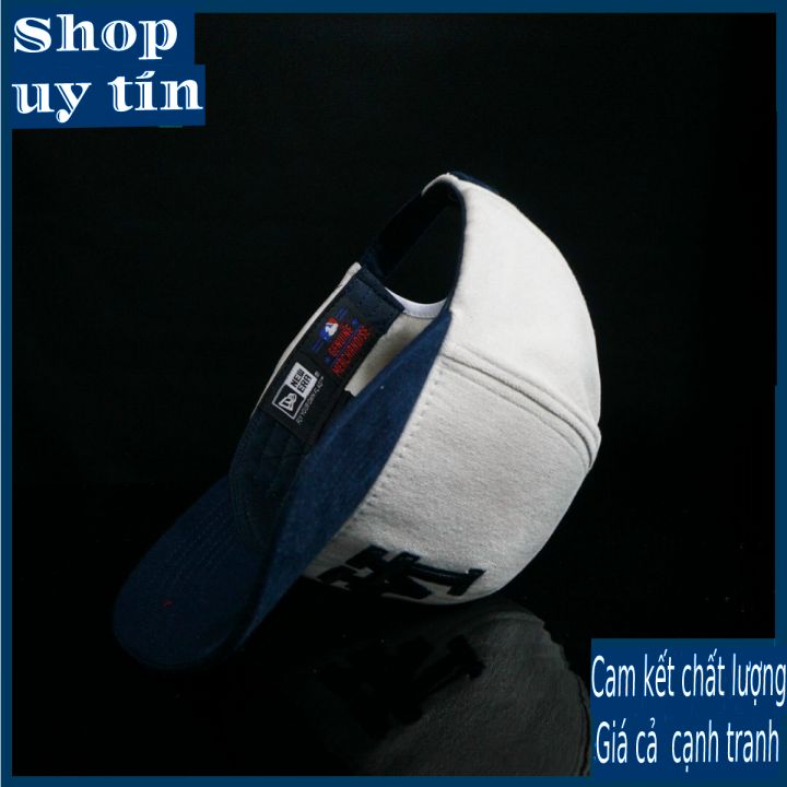 [ Miễn ship / giảm giá ] MŨ NÓN LƯỠI TRAI NAM NỮ ÁT BÍCH PHỐI LƯỚI CAO CẤP - màu trắng xanh nâu