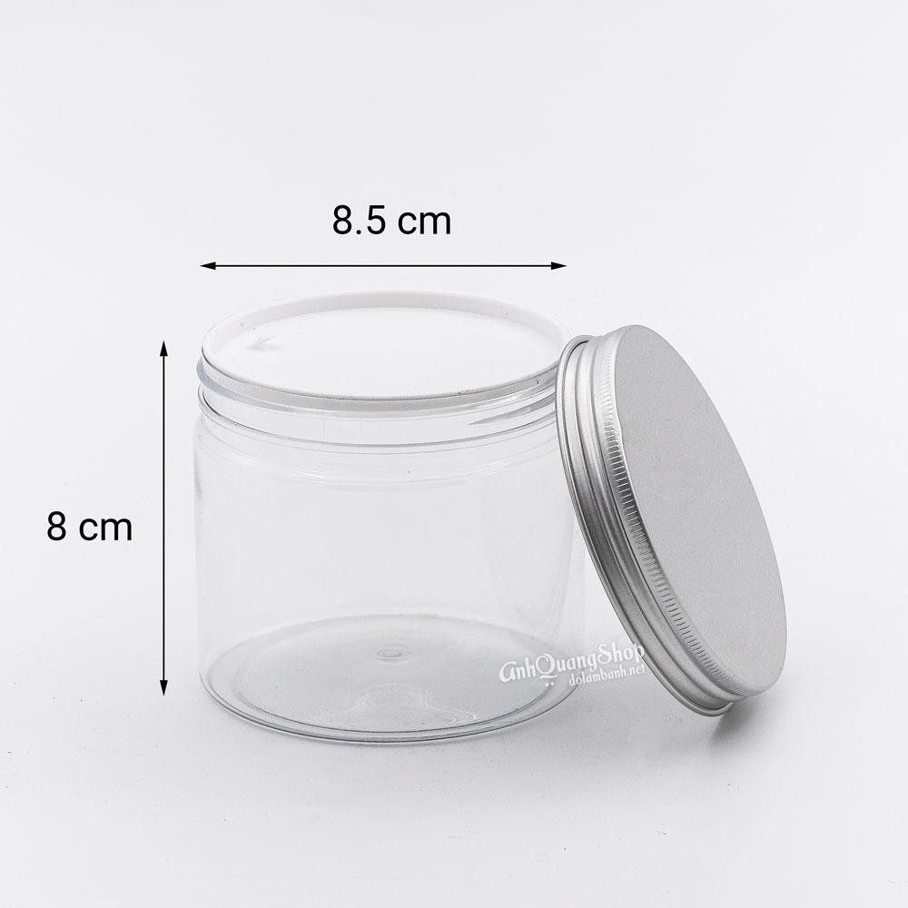 Hộp nhựa nắp nhôm đựng bánh quy 500ml, 750ml ,1000ml