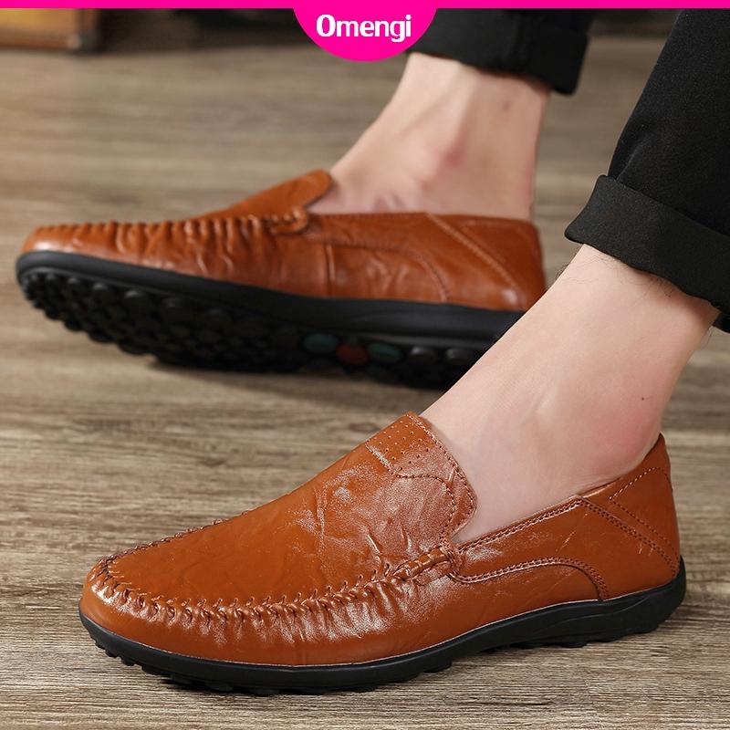 Giày Da Mềm Thời Trang Cho Nam Size 38-46