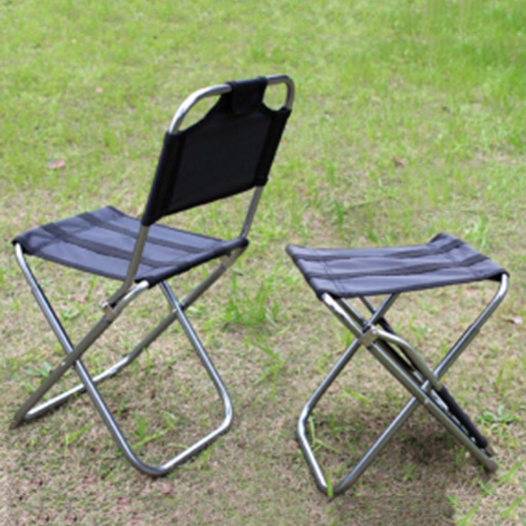 Foldable Picnic Fishing Chair Folding Aluminium Oxford Outdoor Fishing Chair