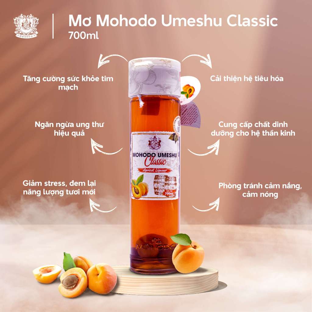 Nước mơ lên men Umeshu Mohodo thơm ngon dễ uống - 700ml