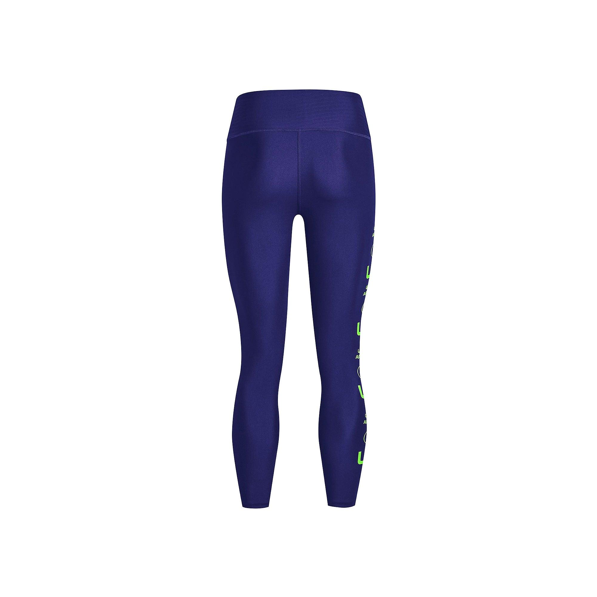 Quần legging thể thao nữ Under Armour HeatGear Armour No-Slip Waistband Graphic Ankle - 1361013-415