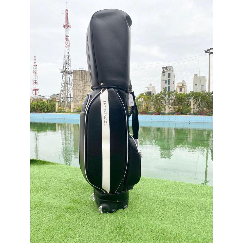 Túi đựng gậy golf túi gậy da PU cao cấp chống nước 5 ngăn đựng 14 - 16 gậy TG019