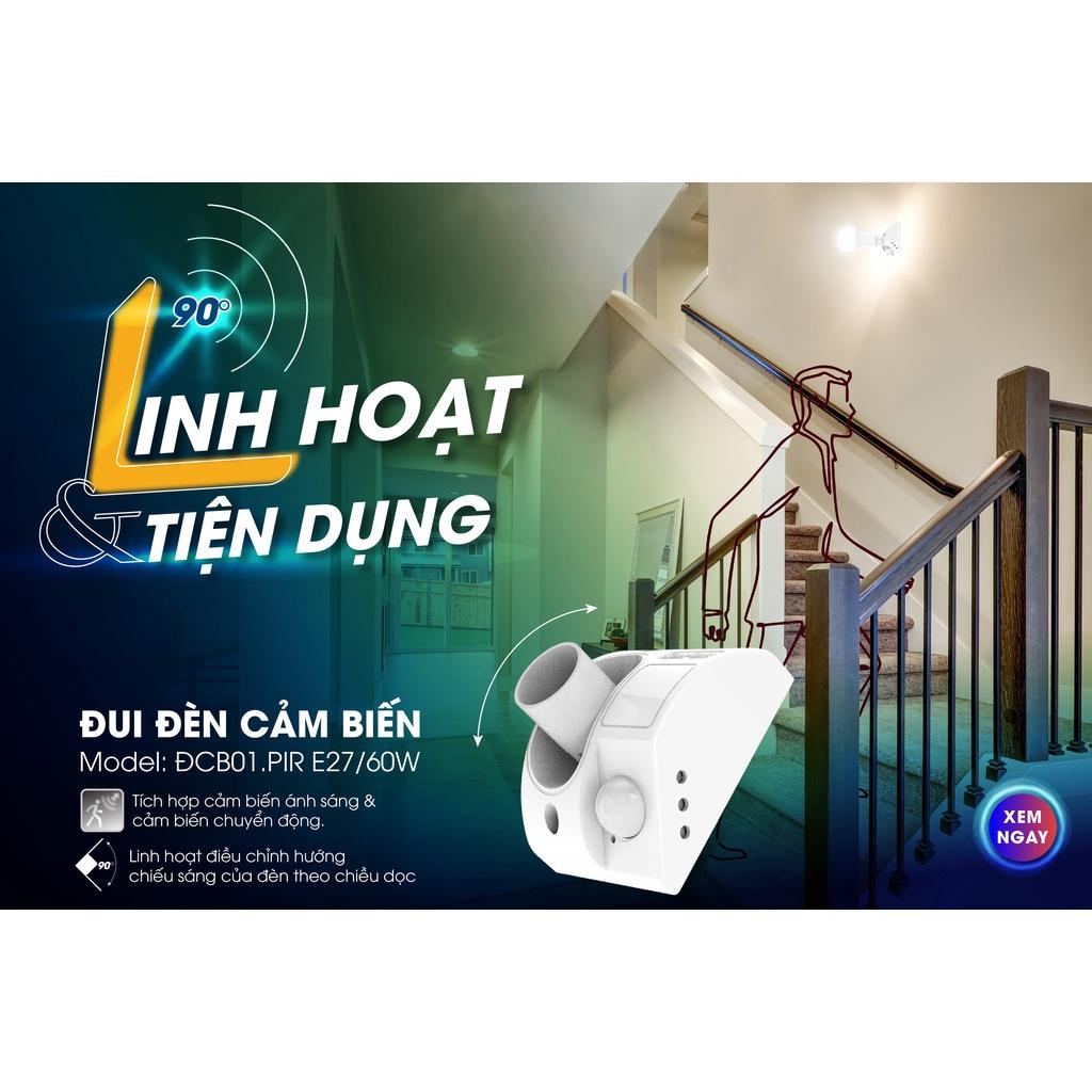 Đui đèn cảm biến Rạng Đông