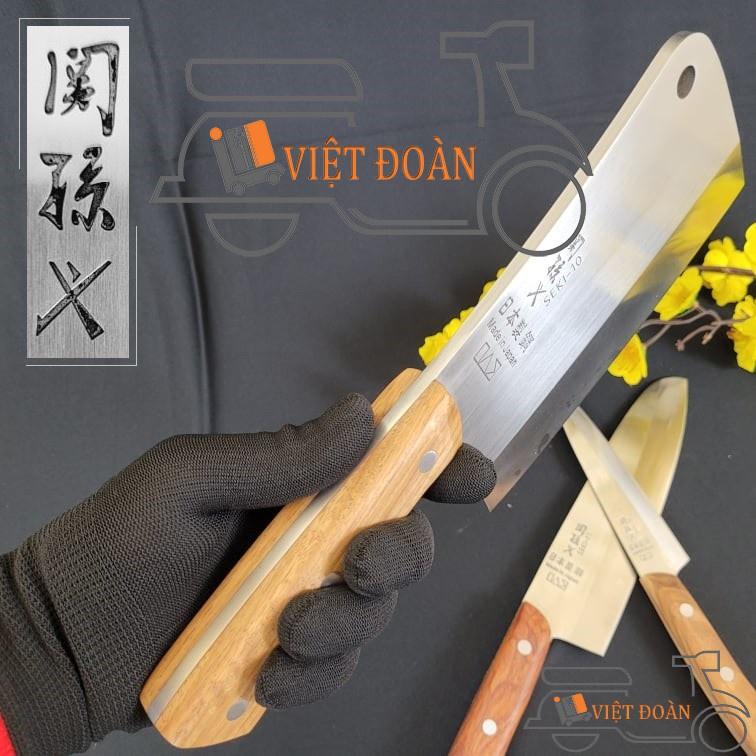 DAO SEKI KAI NHẬT BẢN - Phiên bản KAI ĐẶC BIỆT mẫu MỚI. Cán gỗ 100% tự nhiên. Dao Chặt xương Seki, Dao Thái thịt dao gọt