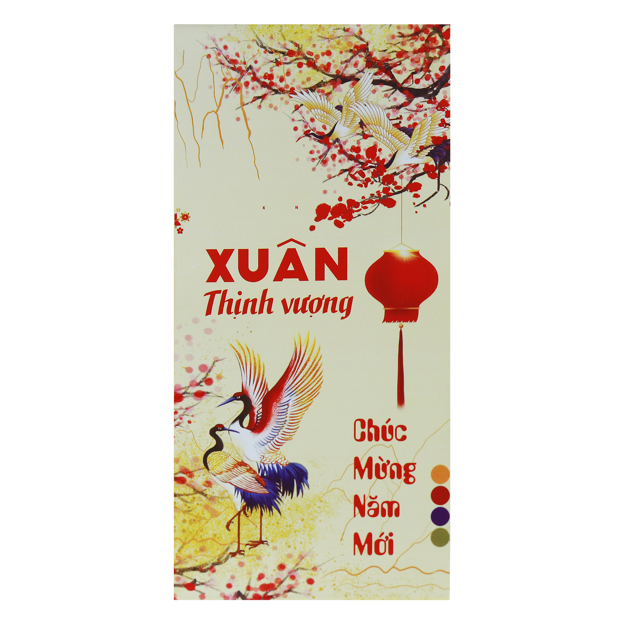 Bao Lì Xì Chúc Mừng Năm Mới 2021 - Xuân Thịnh Vượng (10 Cái)