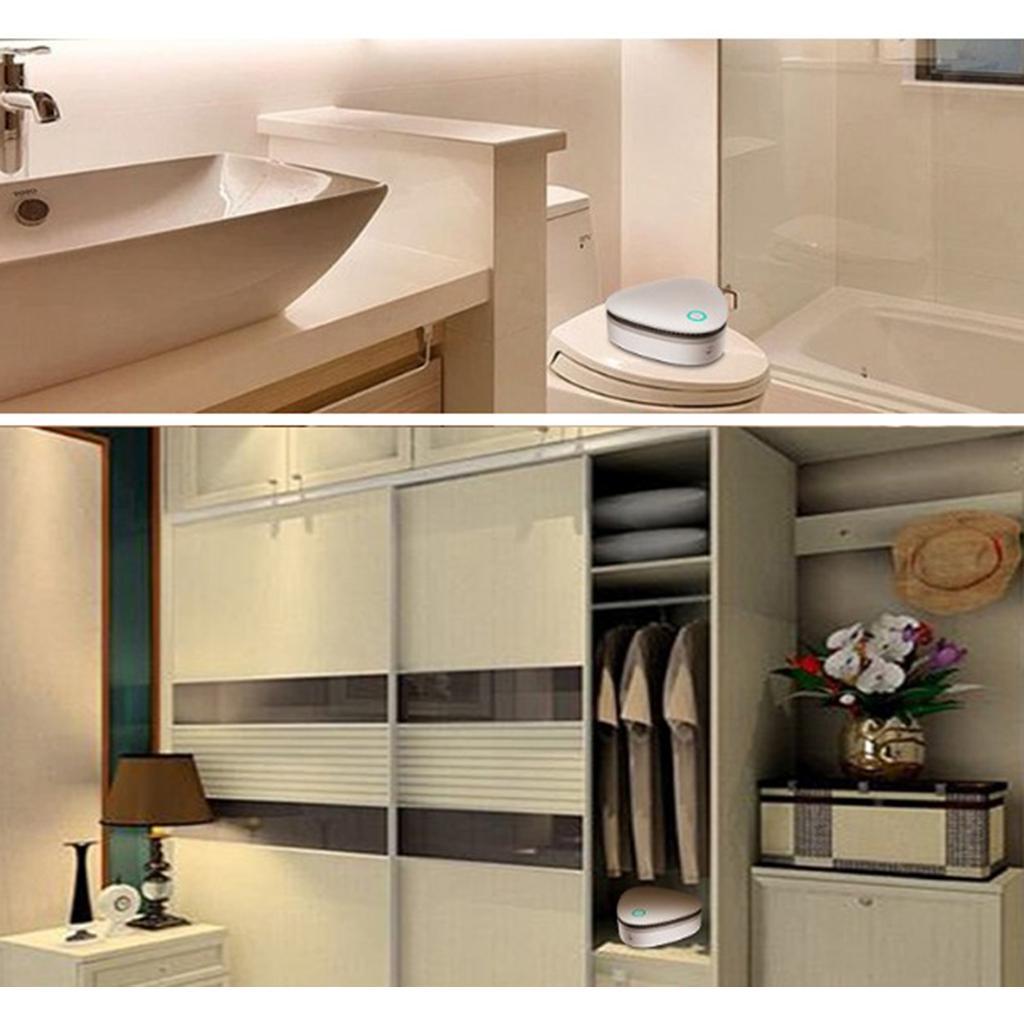 2x Refrigerator Ozone Air Purifier Ozone Generator Ozonator USB Rechargeable