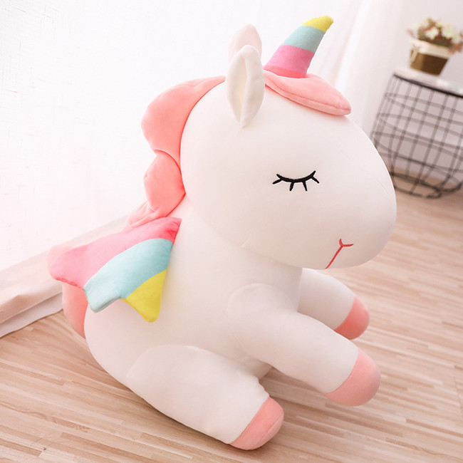 Gấu bông ngựa một sừng Unicorn 40cm TNB215 - Màu trắng