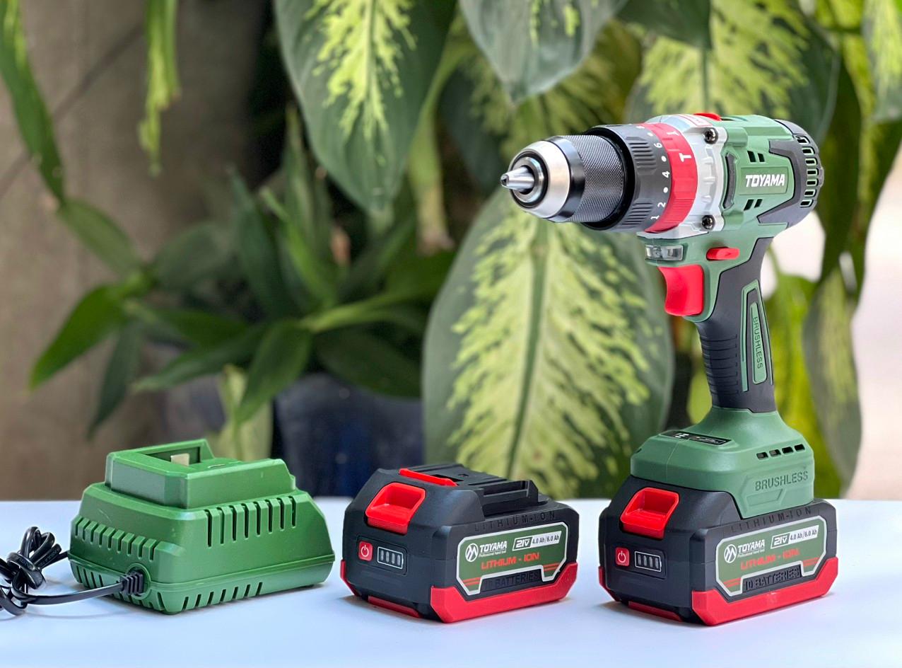 MÁY KHOAN ĐỘNG LỰC 13MM DÙNG PIN 21V TOYAMA Z-9 - HÀNG CHÍNH HÃNG