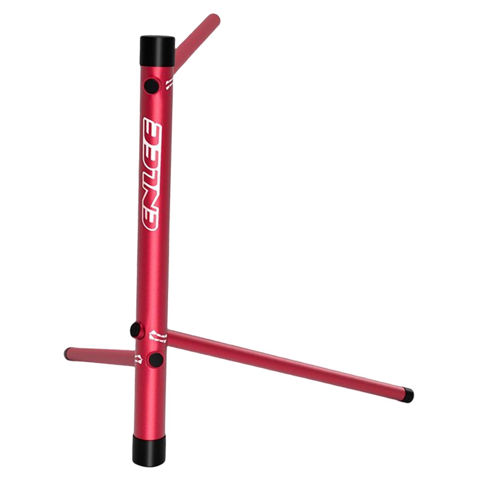 Parking Rack Stand Detachable for Cleaning Maintenance Garage Black