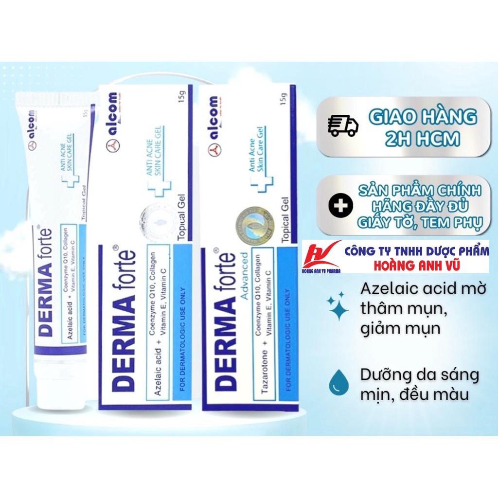 DERMA FORTE &amp; DERMA FORTE ADVANCED - SẠCH MỤN, DƯỠNG DA, MỜ THÂM