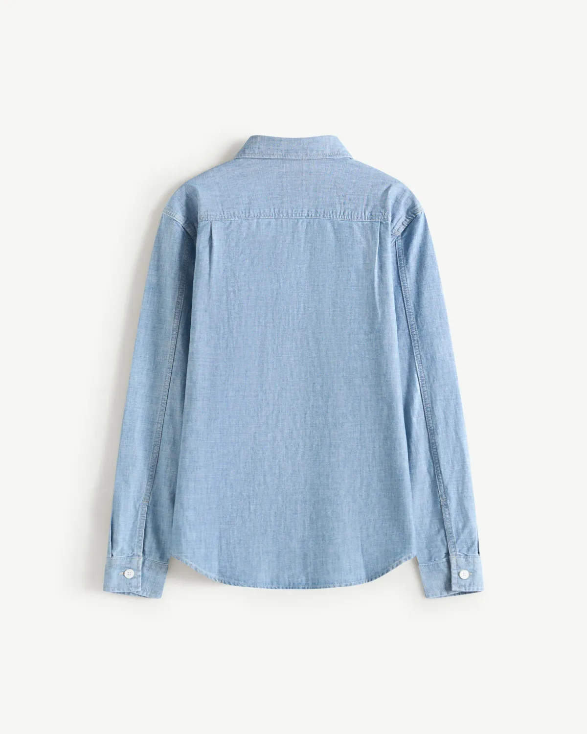 Áo sơ mi denim tay dài nam Form Fitted - RT 10S25DSH012 | ROUTINE CÀ MAU