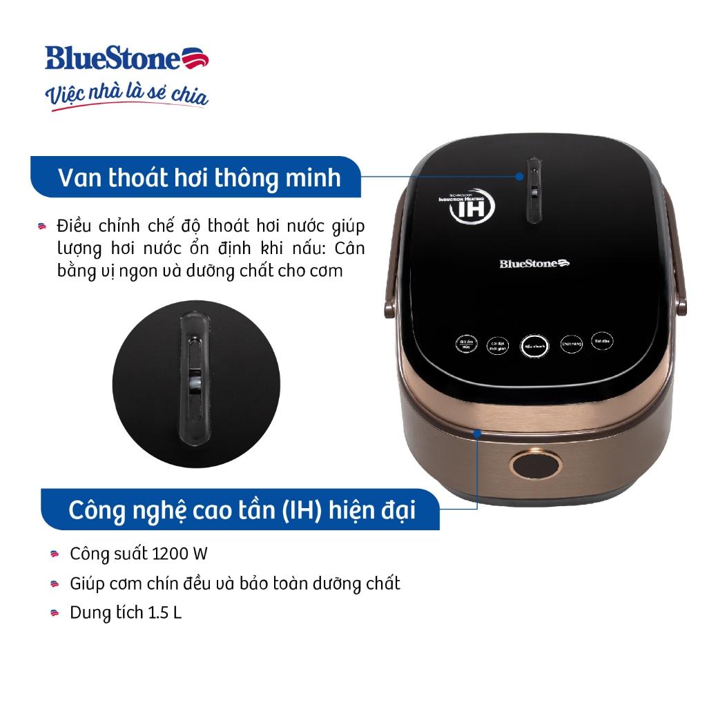 Nồi Cơm Điện Cao Tần BlueStone RCB-5988, 1200w - 1.5Lit, Hàng Chính Hãng