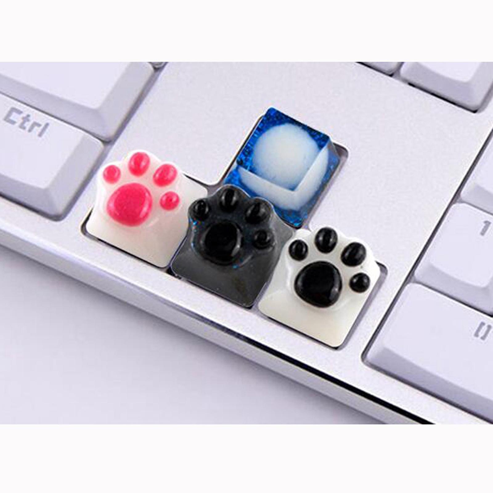 Keycaps Resin Mold Keycap Crafting Epoxy Mould Key Puller Cat Claw Molds Cat