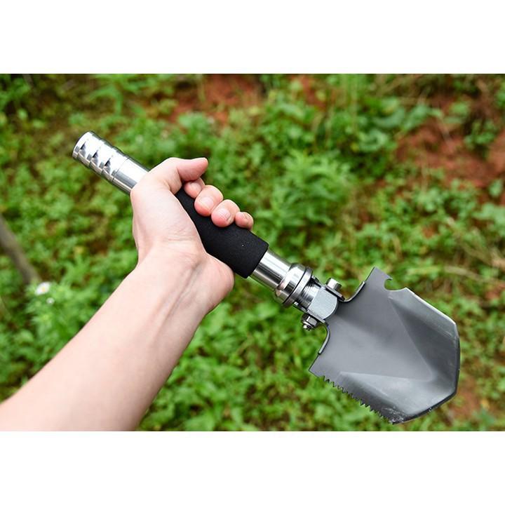 Xẻng quân dụng đi phượt, làm vườn gấp gọn đa dụng
