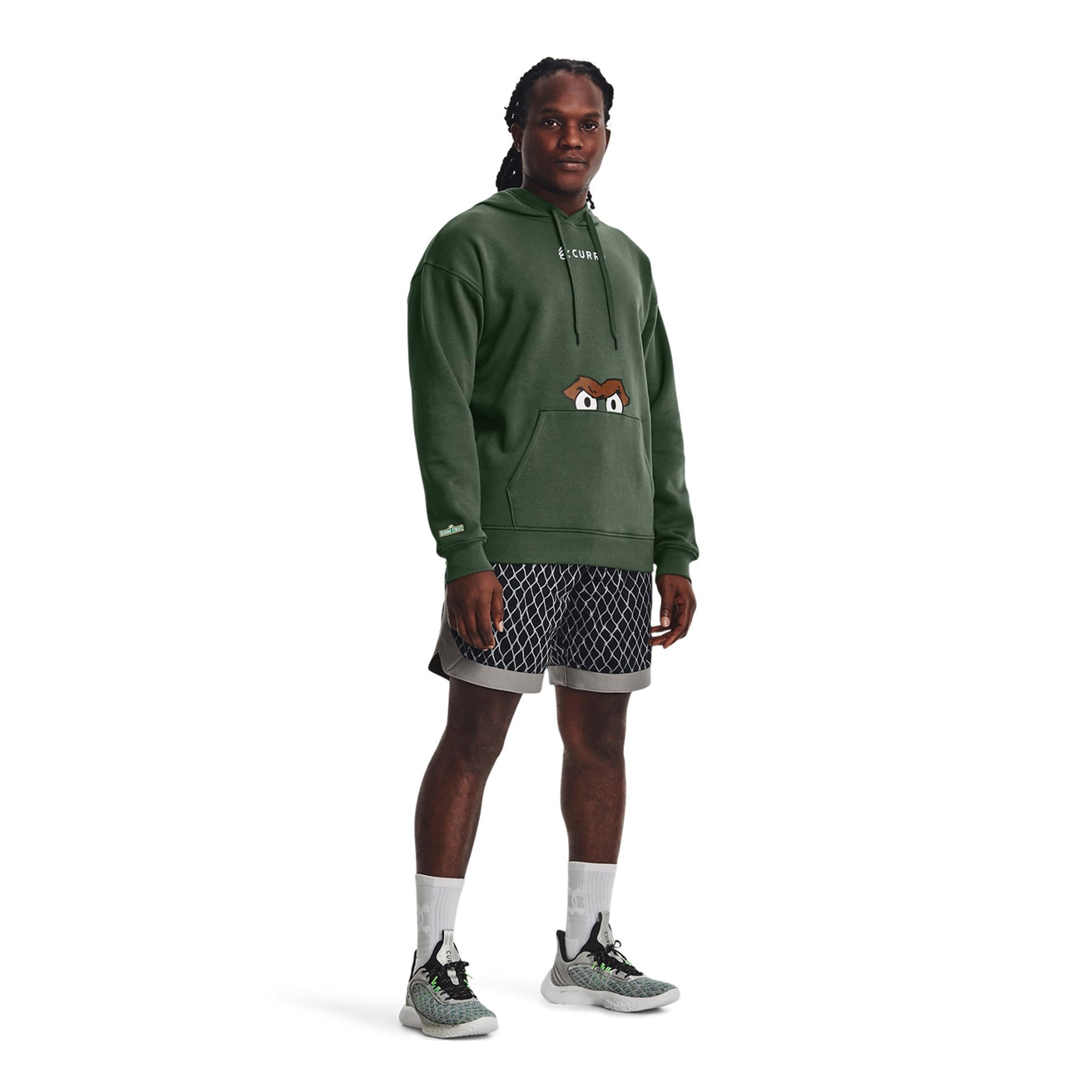 Áo hoodie tay dài có nón nam Under Armour Basketball Curry Sesame - 1368318-332