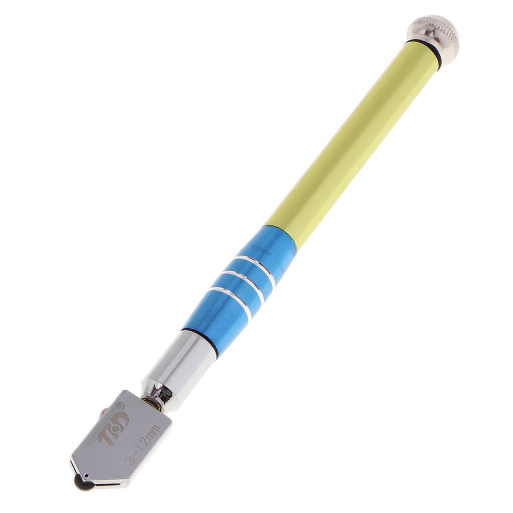 Stainless Steel Tiles Glass Cutter Tool Oil Filled Lubricated Hardened Steel Cutting Wheel Stained Glass Cutting Tool