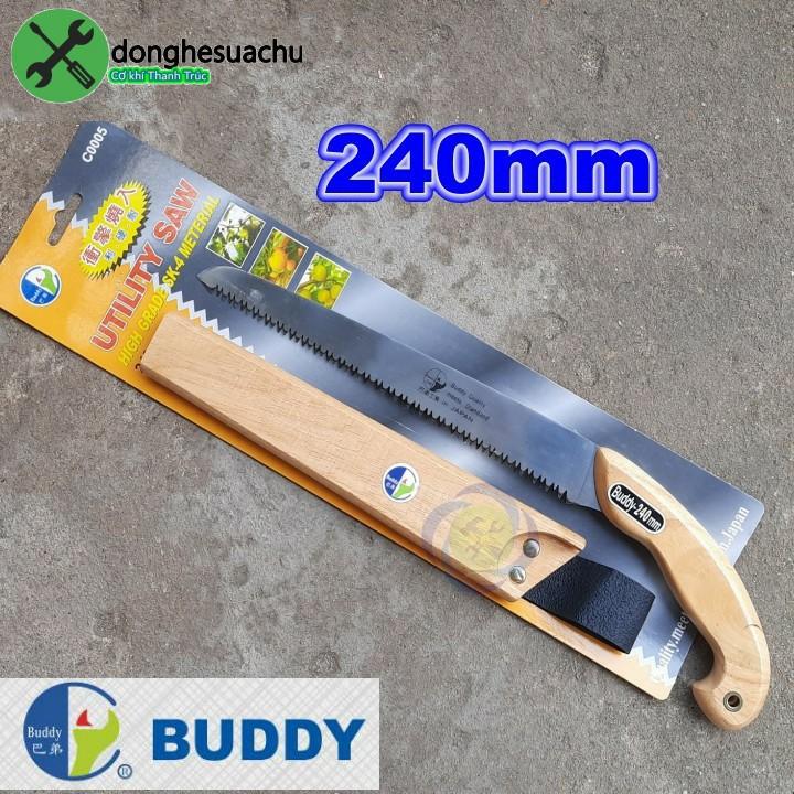 Cưa gỗ Đài Loan Buddy C0005 240mm cán gỗ vỏ gỗ