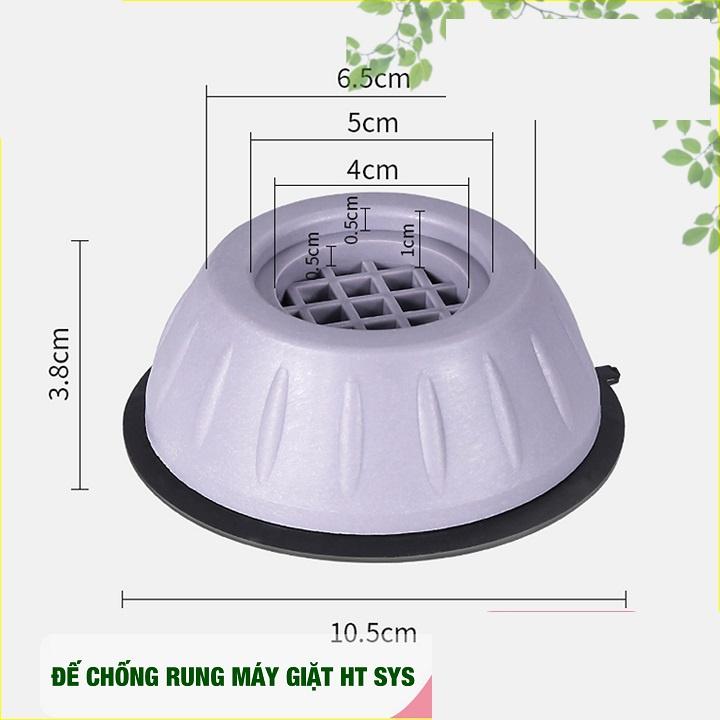 Set 4 đệm cao su chống rung máy giặt tiện lợi - đế kê máy giặt chống rung chống ồn