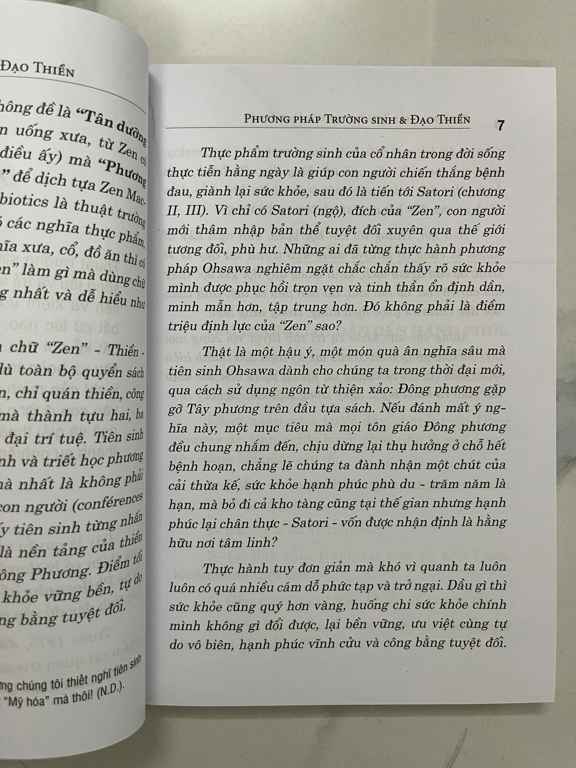 Phương Pháp Trường Sinh Và Đạo Thiền (Tái Bản)