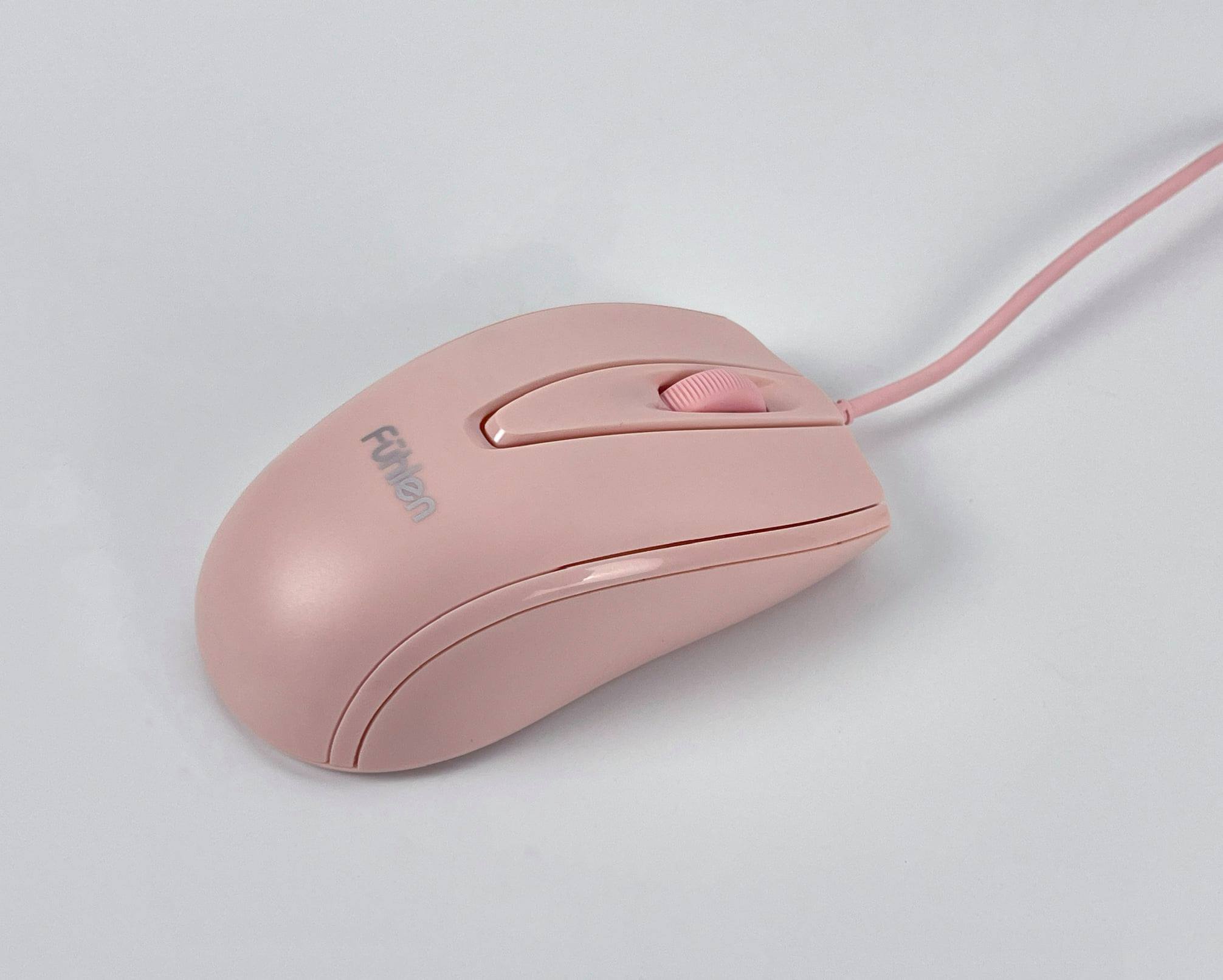 Chuột có dây Fuhlen L102 Pink - Hàng chính hãng
