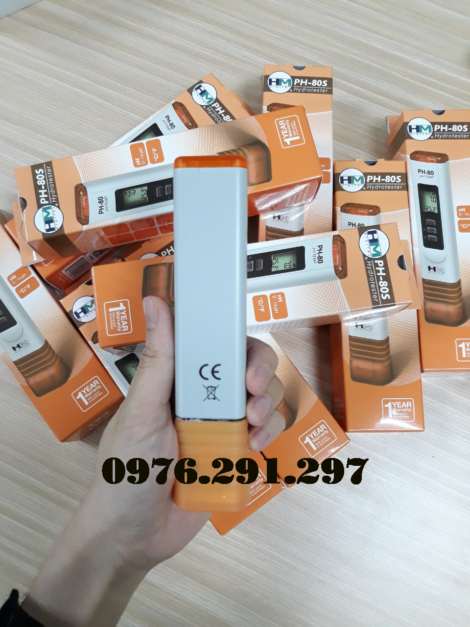 Bút đo PH và nhiệt độ nước - Bút đo PH thủy canh PH80 - HMDigital Mỹ