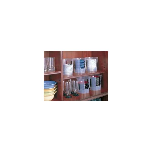 Combo 2 hộp đựng bát đĩa cất gọn nội địa Nhật Bản