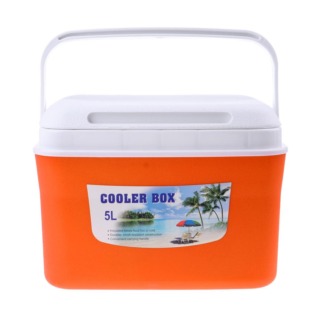 Camping Outdoor Drinks Food Cooler Box Car Ice Bucket with Handle
