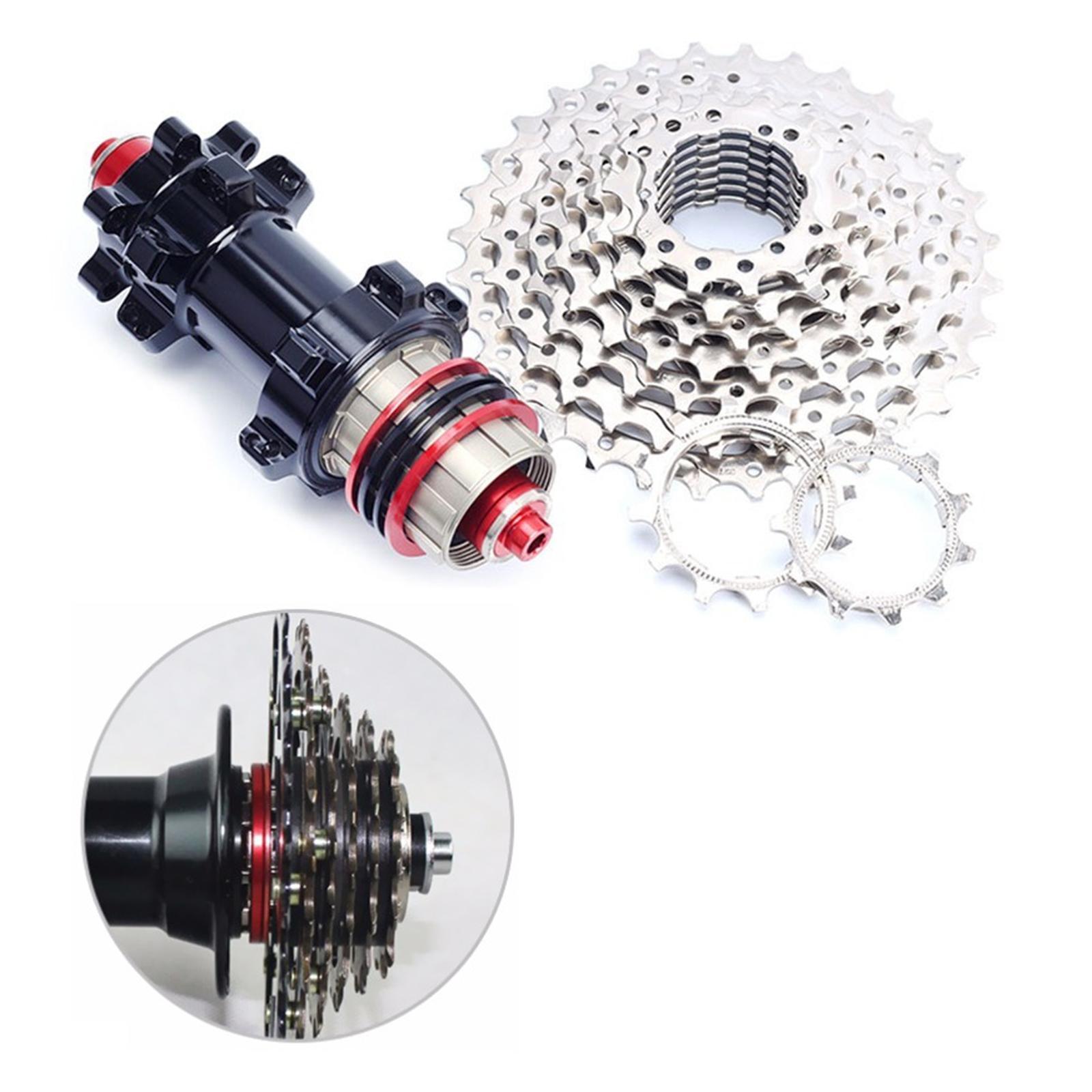 15x Metal Bike Bottom Bracket Gasket Cassette Hub Sprocket Washer Black