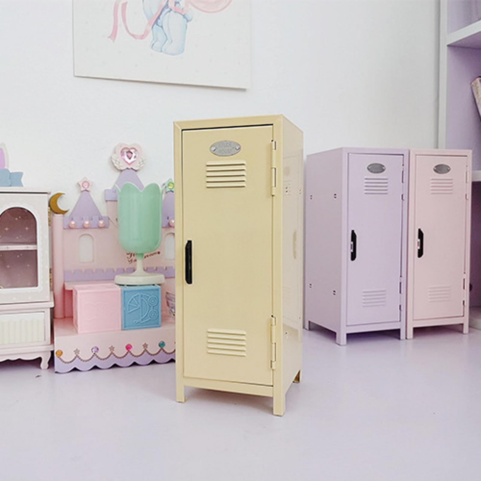 Makeup Storage Cabinet Two Layers Countertop Storage Cabinet for Office Home