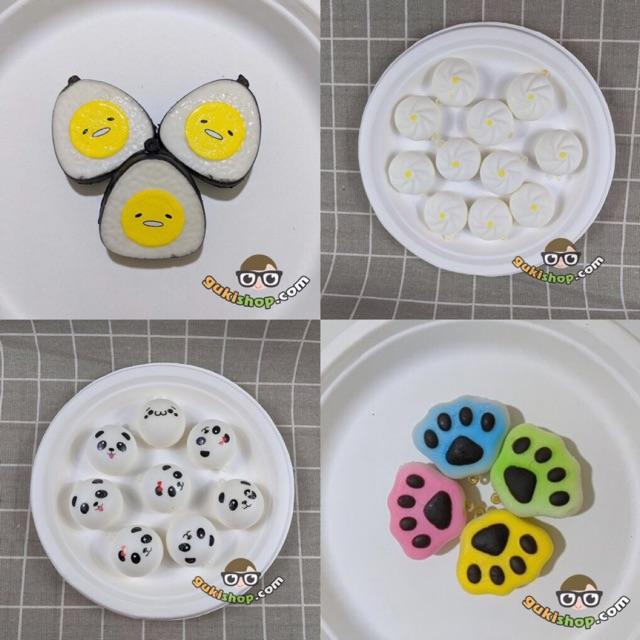 Squishy Mini nhiều kích thước có móc khóa siêu dễ thương S141