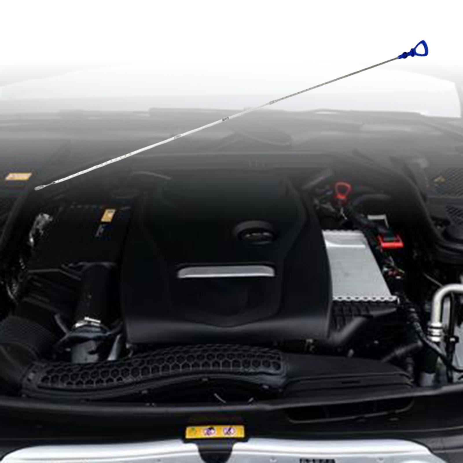Vehicle Engine Oil Dipstick 120589072100 Accessory Blue Handle Replacement High Precision Durable ,Measure Height of Engine Oil Level