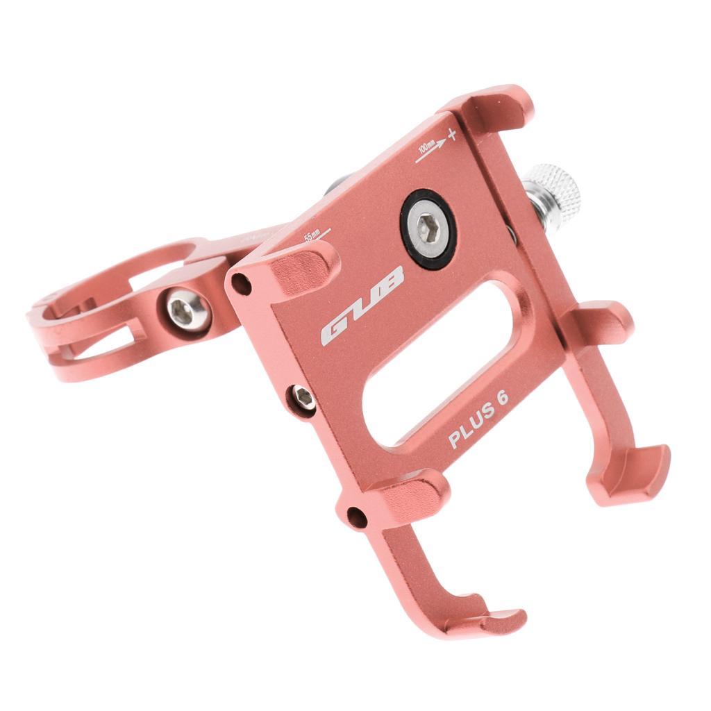 360 Rotation Mobile Phone Holder Adjustable Mount For Bike Handlebars Black