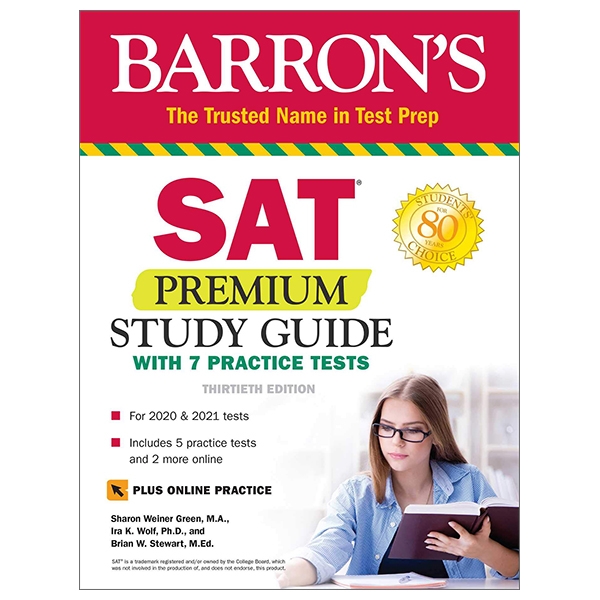 SAT Premium Study Guide with 7 Practice Tests (Barron's Test Prep)