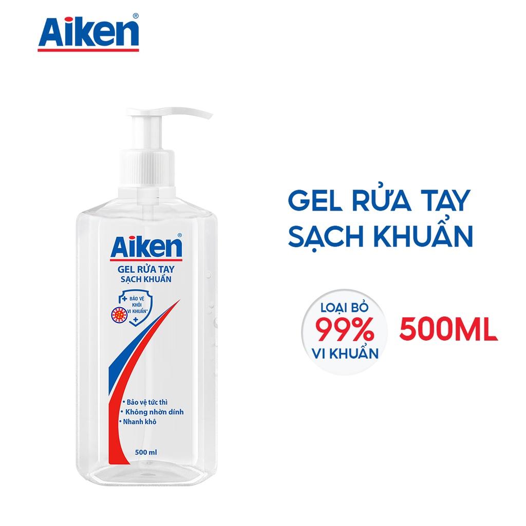 Combo gia đình sạch khuẩn chiết trà xanh hà Aiken số 4