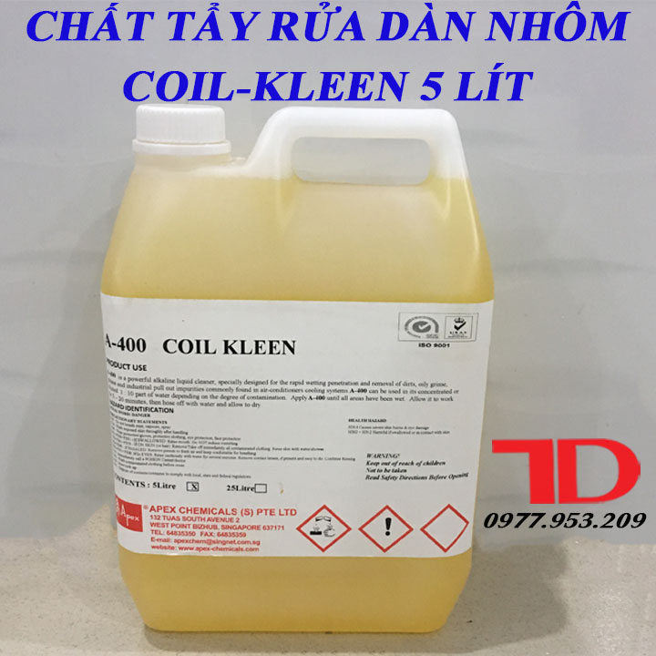 Chất tẩy rửa dàn nhôm COIL-KLEEN 5 lít