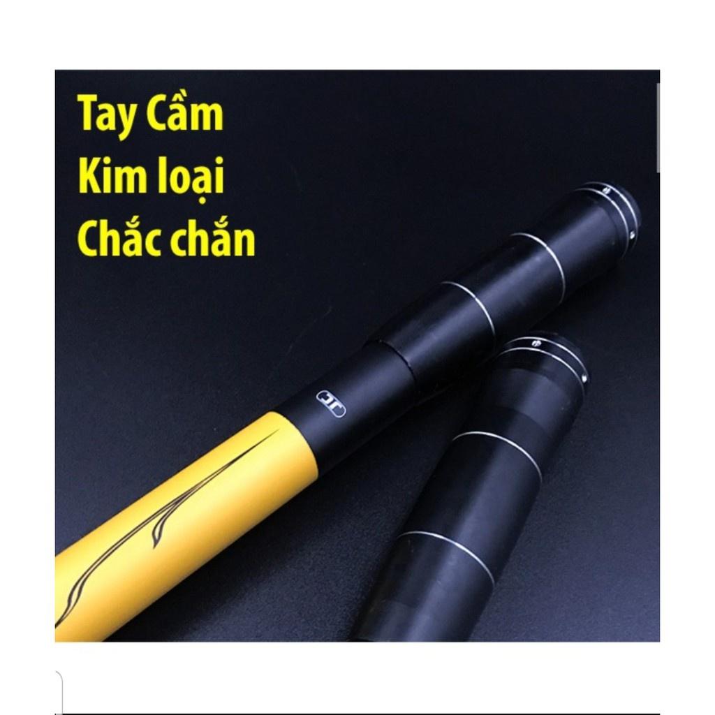 Cần câu máy Huntsman trâu bò nhấc tĩnh 3.5 kg chất liệu Carbon có các chiều dài từ 2m1 đến 3m6